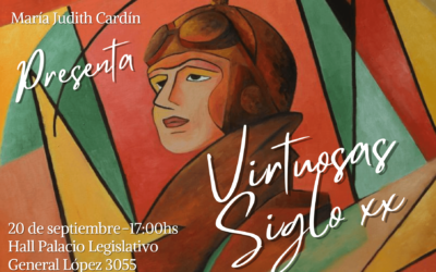 La artista santafesina María Judith Cardín presenta la muestra “Virtuosas-Siglo XX” en el palacio legislativo